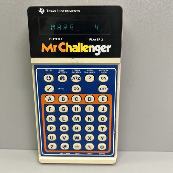 Mr Challenger Texas Instruments Handheld Electronic Game Vintage 1978 *Read* - Picture 3 of 15